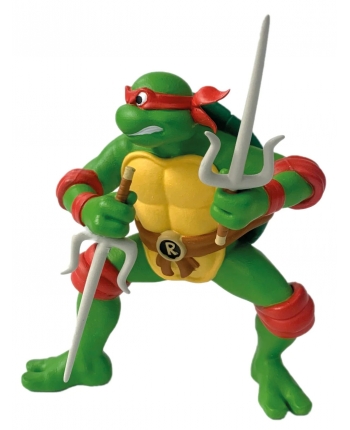 Figúrka - Raphael so zbraňami - červený - Ninja korytnačky  - 9 cm