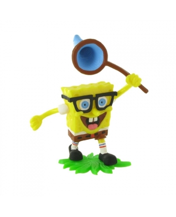 Figúrka - SpongeBob so sieťkou na motýle - SpongeBob - 9 cm