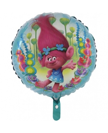 Hračka - Héliový balón Poppy - Trollovia - 45 cm 
