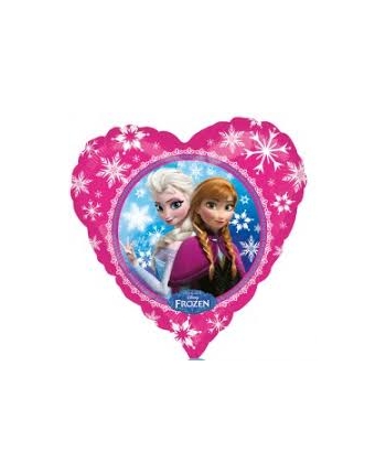 Héliový balón srdce - Anna a Elsa - Frozen - 46 cm 
