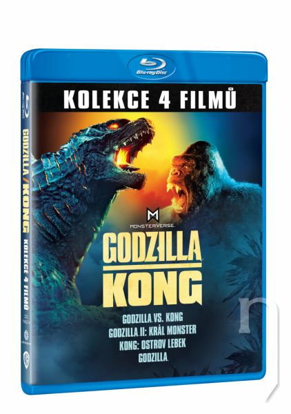 BLU-RAY Film - Godzilla a Kong kolekcia 4BD