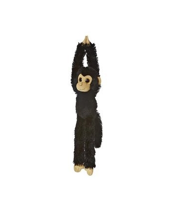 Plyšový visiaci šimpanz čierny - Hanging Monkeys (49 cm)