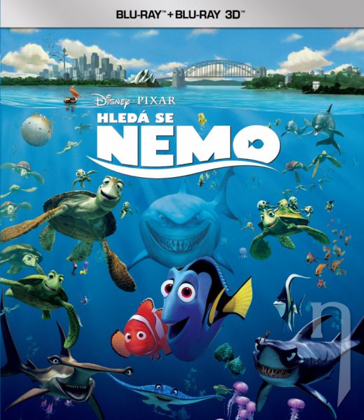 BLU-RAY Film - Hľadá sa Nemo 3D/2D (2 Bluray)