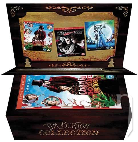 DVD Film - Hudobná skrinka Tima Burtona (3 DVD)
