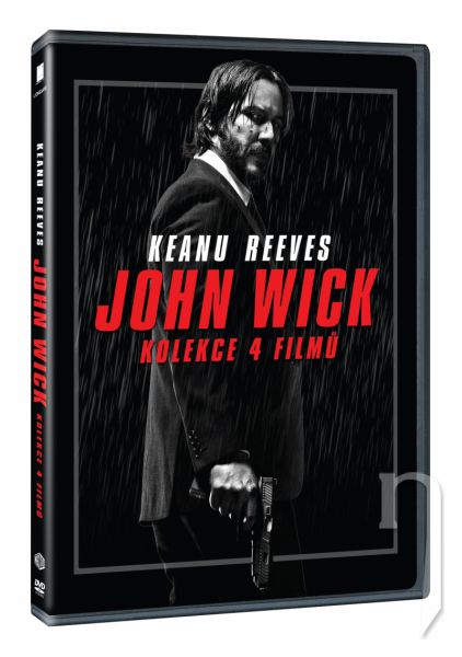 DVD Film - John Wick kolekcia 1-4. 4DVD