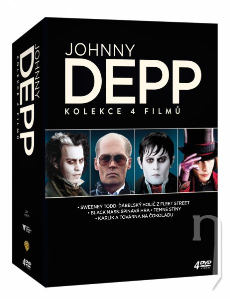 DVD Film - Johnny Depp kolekce (4DVD)