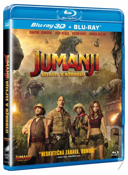 BLU-RAY Film - Jumanji: Vitajte v džungli (3D+2D)