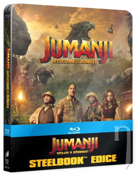 BLU-RAY Film - Jumanji: Vitajte v džungli - Steelbook
