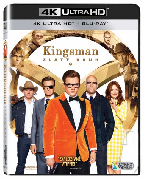 BLU-RAY Film - Kingsman: Zlatý kruh UHD+BD