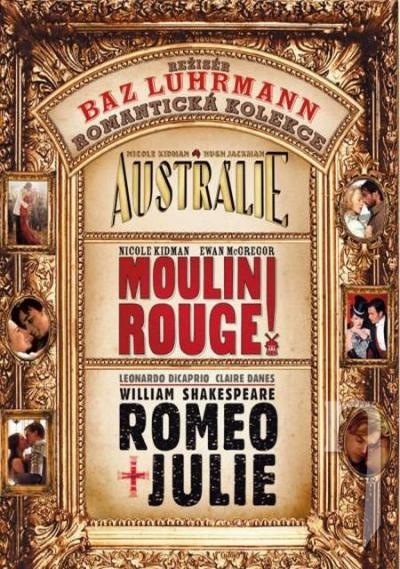 DVD Film - Kolekcia: Baz Luhrmann (Austrália, Moulin Rouge, Rómeo a Júlia) - 3 DVD + CD