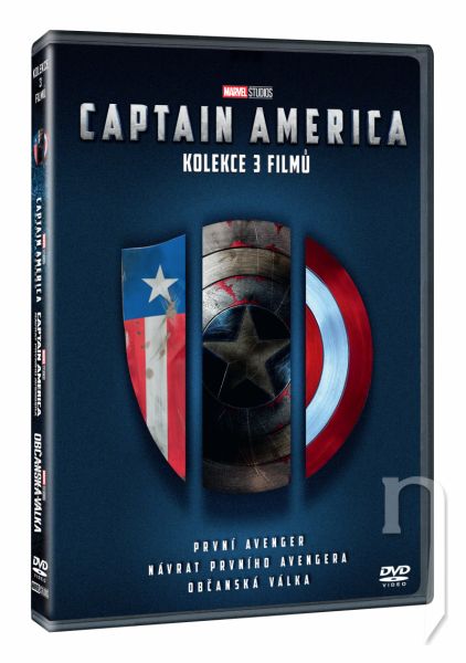 DVD Film - Kolekcia Captain America (3 DVD)