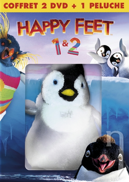 DVD Film - Kolekcia: Happy Feet 1+2 s plyšiakom