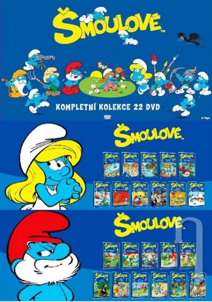 DVD Film - Kolekcia Šmolkovia 1-22 (22 DVD)