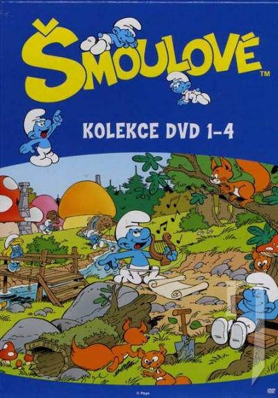 DVD Film - Kolekcia Šmolkovia 1-4 (4 DVD)