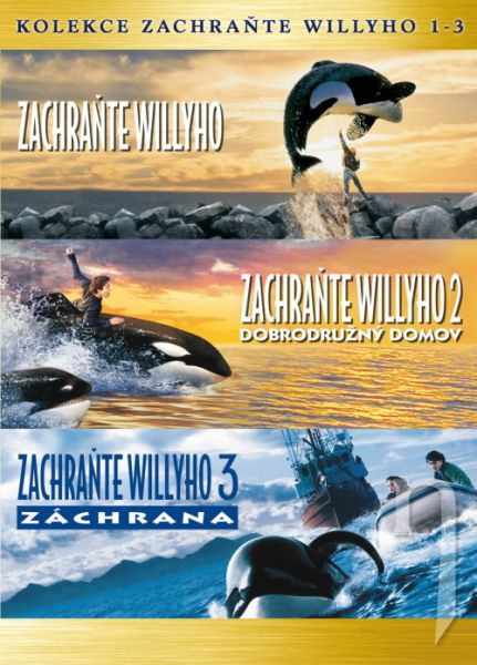 DVD Film - Kolekcia: Zachráňte Willyho (3 DVD)