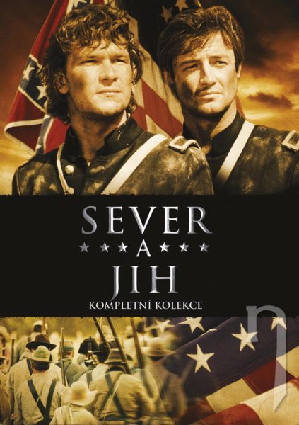 DVD Film - Kompletná kolekcia: Sever a Jih (8 DVD)