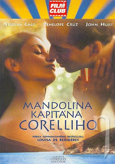 DVD Film - Mandolína kapitána Corelliho (papierový obal)