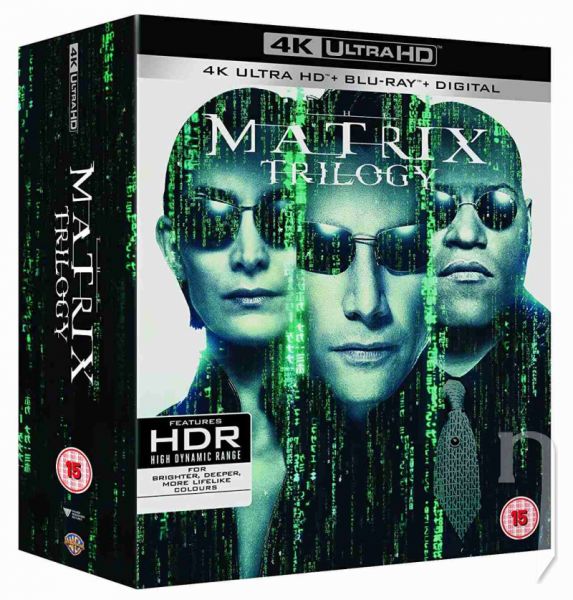 BLU-RAY Film - Matrix 1-3 kolekce (4K Ultra HD) - UHD Blu-ray + Blu-ray (9 BD)