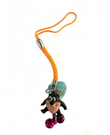 Hračka - Mini prívesok s rolničkou Tazmánsky diabol - Looney Tunes - 3,5 cm