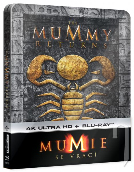 BLU-RAY Film - Múmia sa vracia UHD + BD - Steelbook