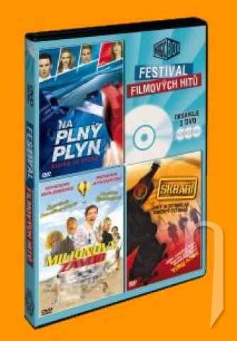 DVD Film - Na plný plyn + Miliónové preteky + Sk8aři - kolekcia (3 DVD)