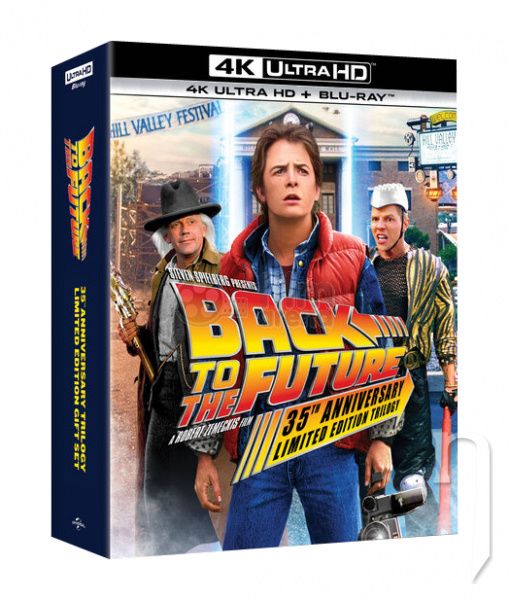 BLU-RAY Film - Návrat do budúcnosti  - 35. výročie edícia Digipack (3 4K Ultra HD + 4 Blu-ray) - Steelbook