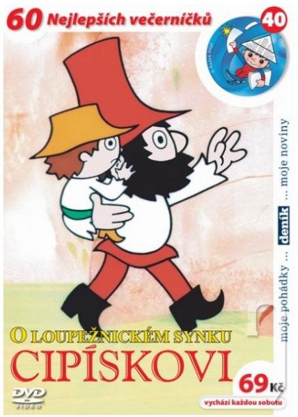 DVD Film - O lúpežníckom synčekovi Cipískovi (papierový obal)