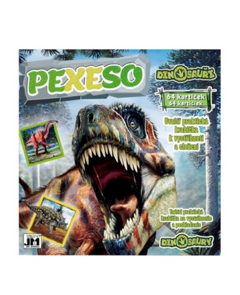 Pexeso a omaľovánka - Dinosaury - 21,5 x 21,5 cm