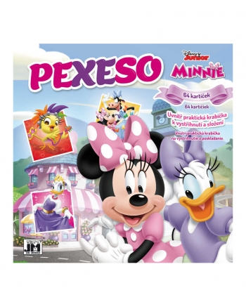 Pexeso a omalovánka - Minnie Mouse - 21,5 x 21,5 cm