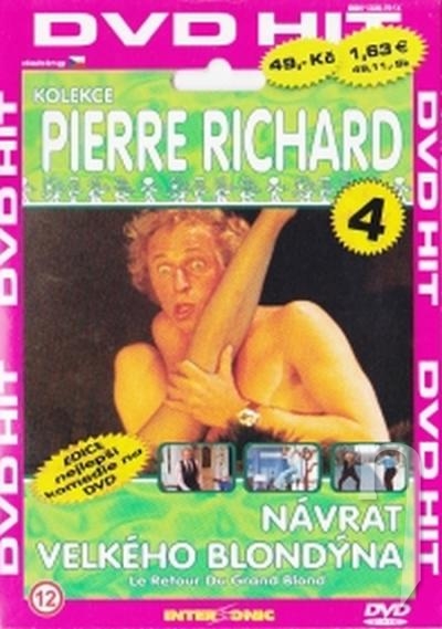 DVD Film - Pierre Richard 4 - Návrat velkého blondýna (papierový obal)