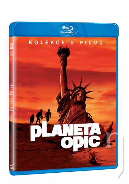 BLU-RAY Film - Planéta opíc 1-5 (5BD)