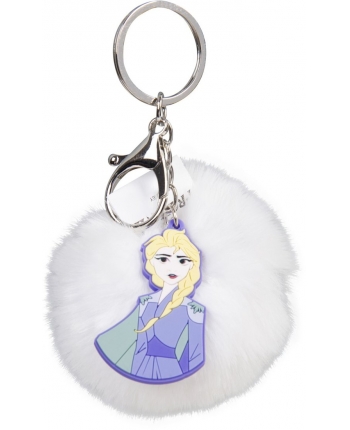  Plyšová hračka - Klíčenka Frozen Elsa - Pom Pom - 7 cm