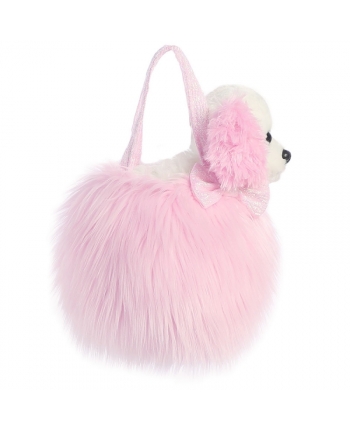 Plyšová kabelka ružová so psíkom - Fancy Pals (20,5 cm)