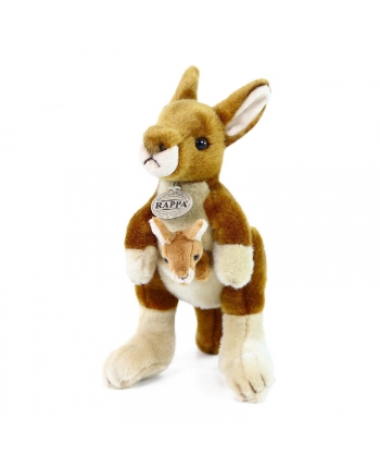Hračka - Plyšová kengura s mláďatkom - Eco Friendly Edition - 27 cm