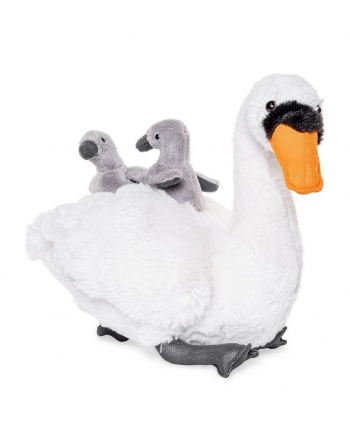 Plyšová labuť s mláďatky - Authentic Edition - 24 cm