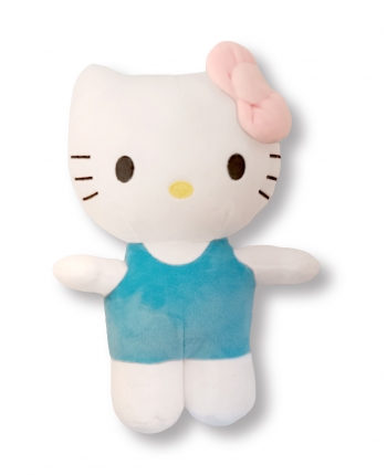 Plyšová kočička - modrá - Hello Kitty - 24 cm