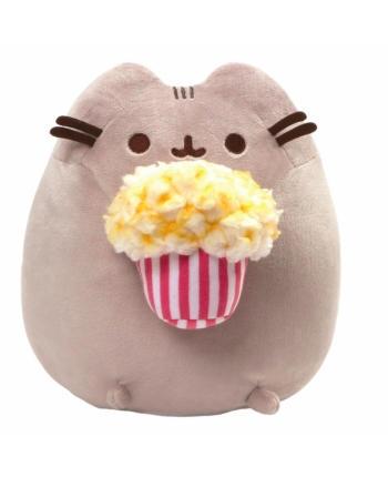 Plyšová kočička Pusheen s popcornem - Pusheen (22 cm)