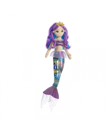 Plyšová mořská panna Violet - Sea Sparkles (46 cm)
