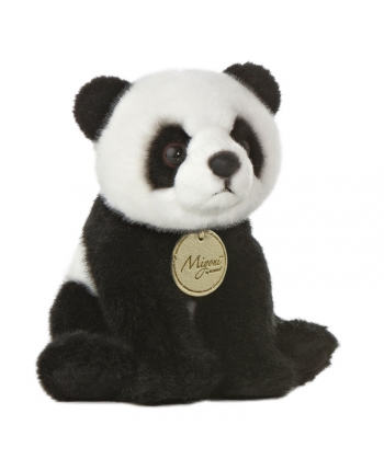 Plyšová panda sediaca - Miyoni (19 cm)