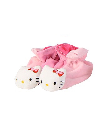 Plyšové papučky ružové - Hello Kitty (13 cm)