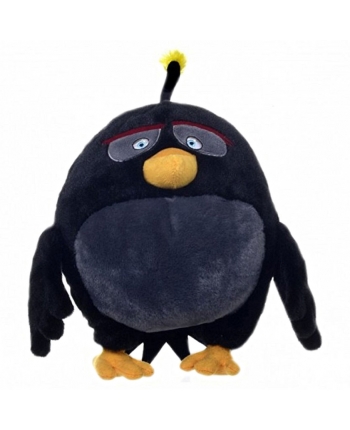 Plyšový Angry Birds Movie Bomb - čierny (22 cm)