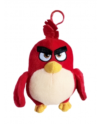 Plyšový Angry Birds Movie přívěsek Red - červený (14cm)