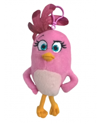 Plyšový Angry Birds Movie prívesok Stella - růžový (18 cm)