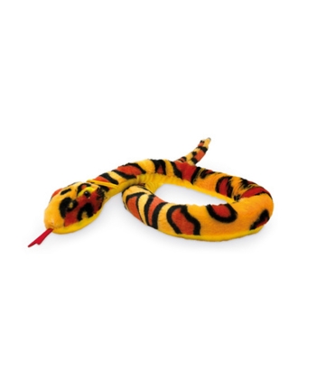 Plyšový had oranžový škvrnitý - 100 cm