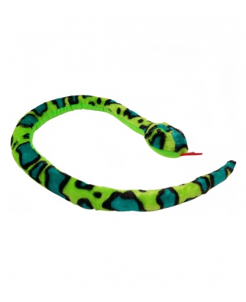 Hračka - Plyšový had zelený škvrnitý - 100 cm