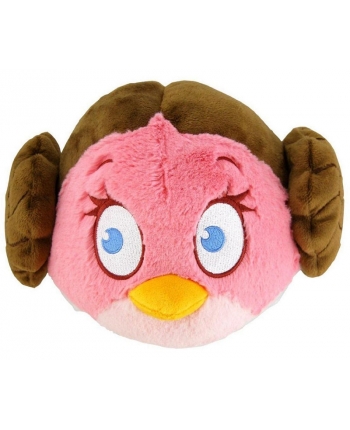 Plyšový Leia (růžová) - Angry Birds - Star Wars 20 cm