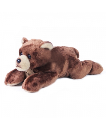 Plyšový medvěd hnědý ležící - Eco Friendly Edition - 18 cm