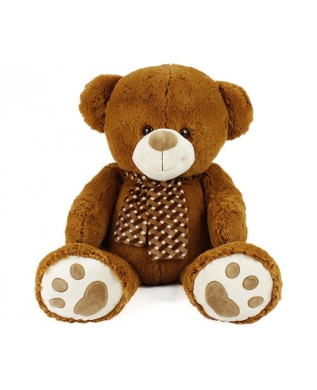 Plyšový medveď hnedý so šálom (105 cm)