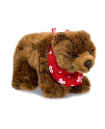 Plyšový medveď s červenou šatkou - Authentic Edition 25 cm