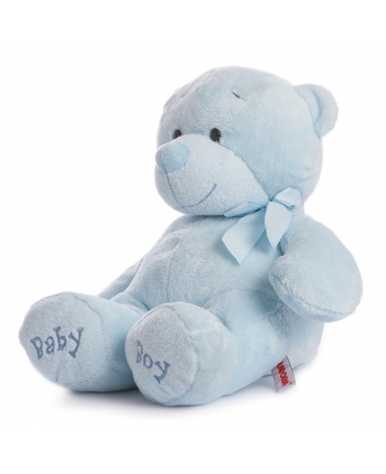 Plyšový medvedík Bonnie modrý - Aurora Baby (36 cm)